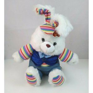 B&B Toymaker Light Up Singing Stuffed Easter Bunny Boy Rabbit 16" Plush With Tag
